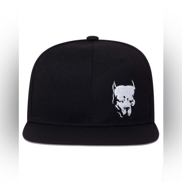 New Men Pit bull Embroidered Hip Hop Cap Hat - Picture 4 of 5